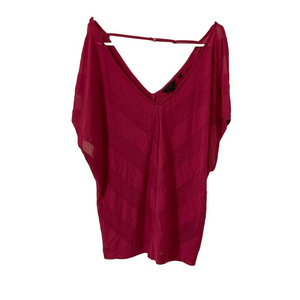 Guess Hot Pink Off Shoulder Blouse Size Small NWT